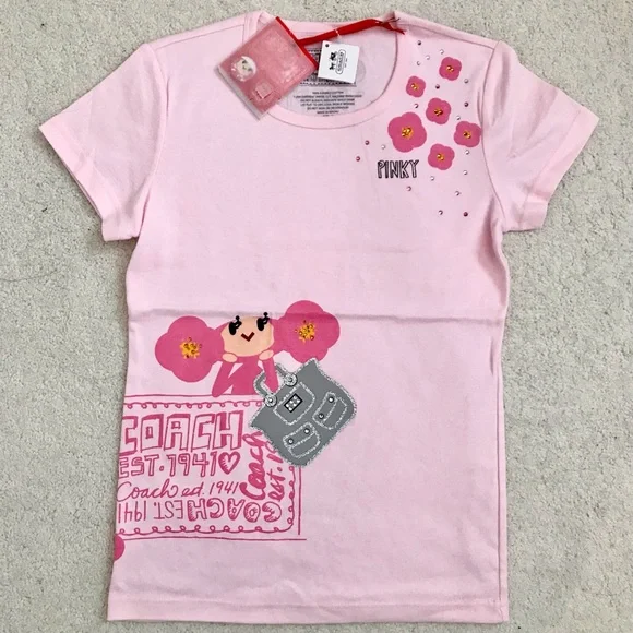 Coach | Tops | Coach Poppy Chan Pinky Tee Tshirt | Poshmark